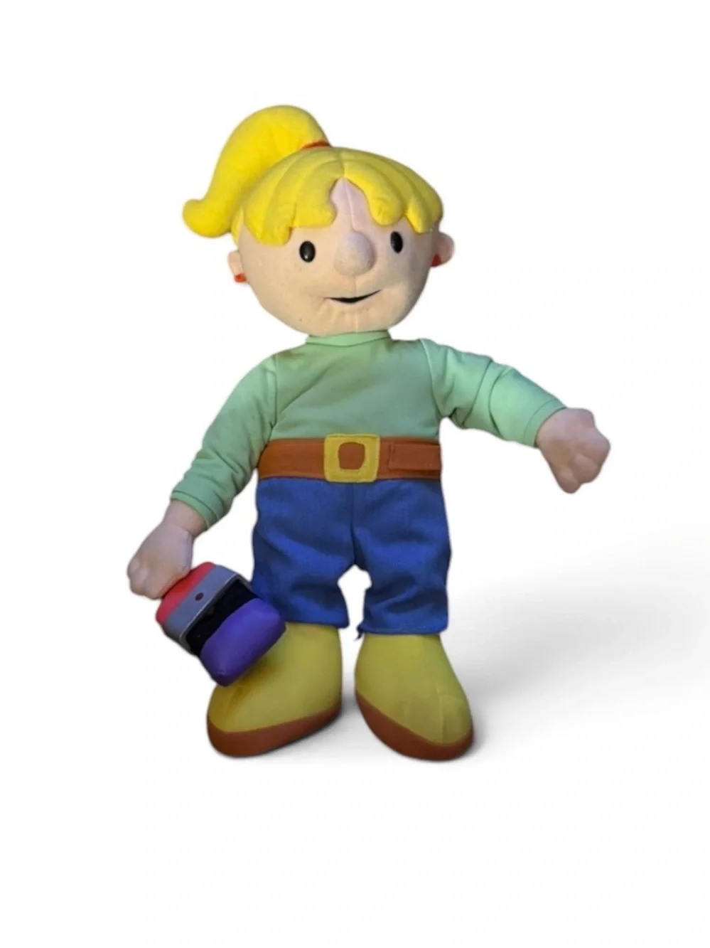 Vintage~2001~Rare~Wendy Painter~Playskool~Bob The Builder~Plush Talking Doll Toy
